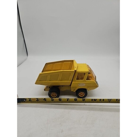 NA Other - Vintage 70's Tonka Small Pressed Steel Metal Yellow 8.75" Dump Truck Toy YT73